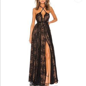 Michael Costello Revolve Paris Gown